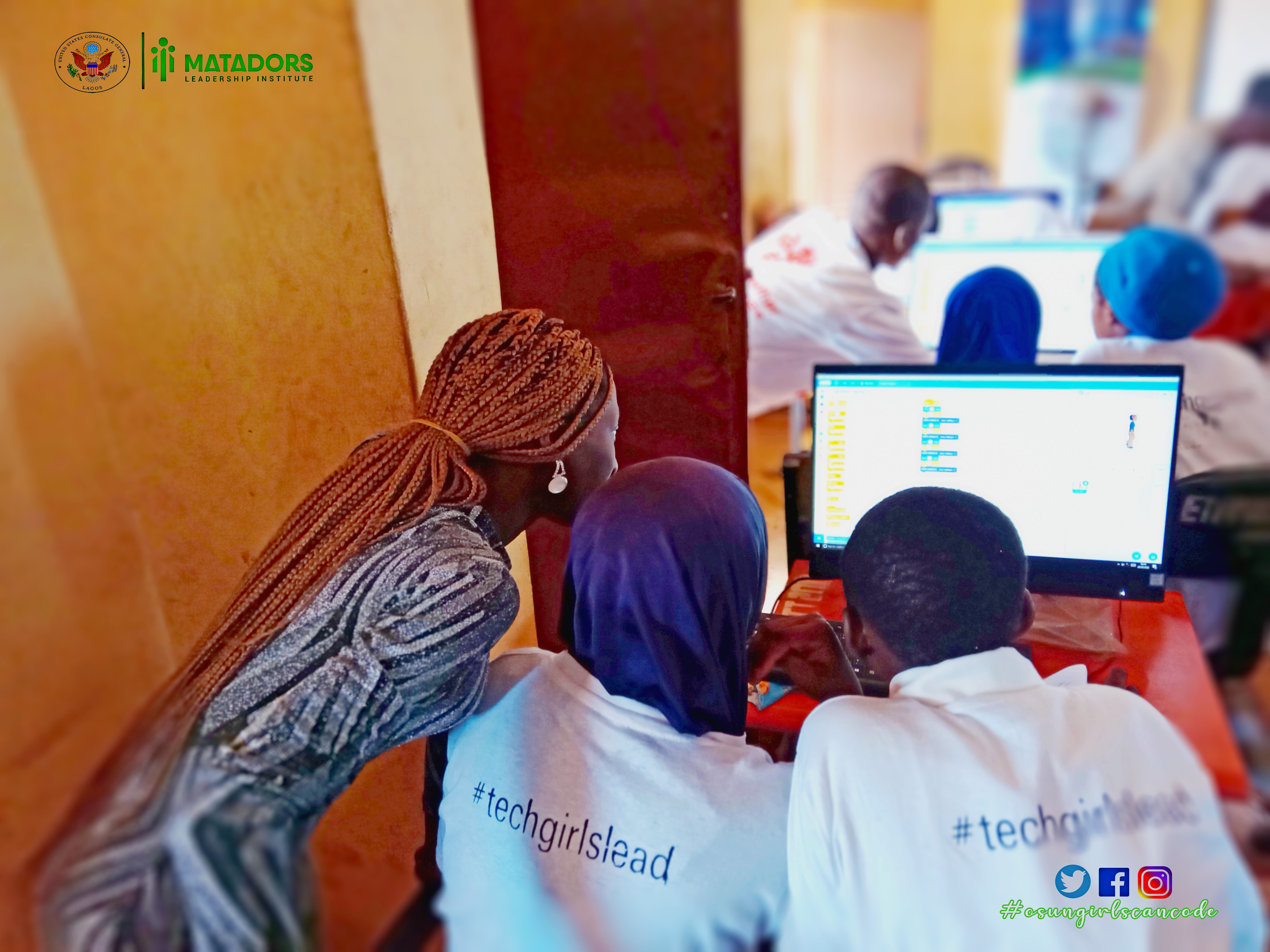 Osun Girls Can Code programme in action